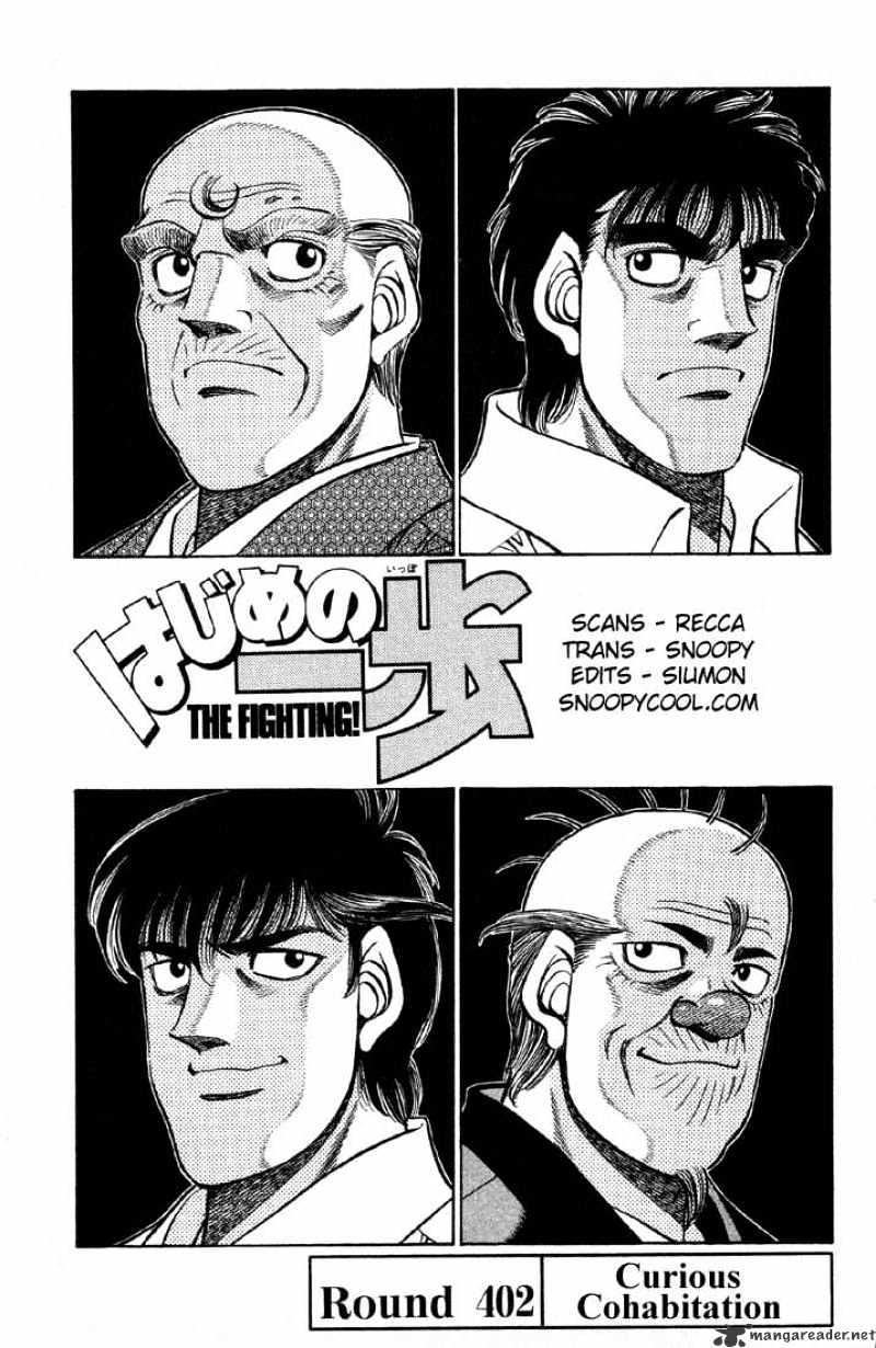 Hajime no Ippo: Fighting Spirit, Chapter 402 image 01